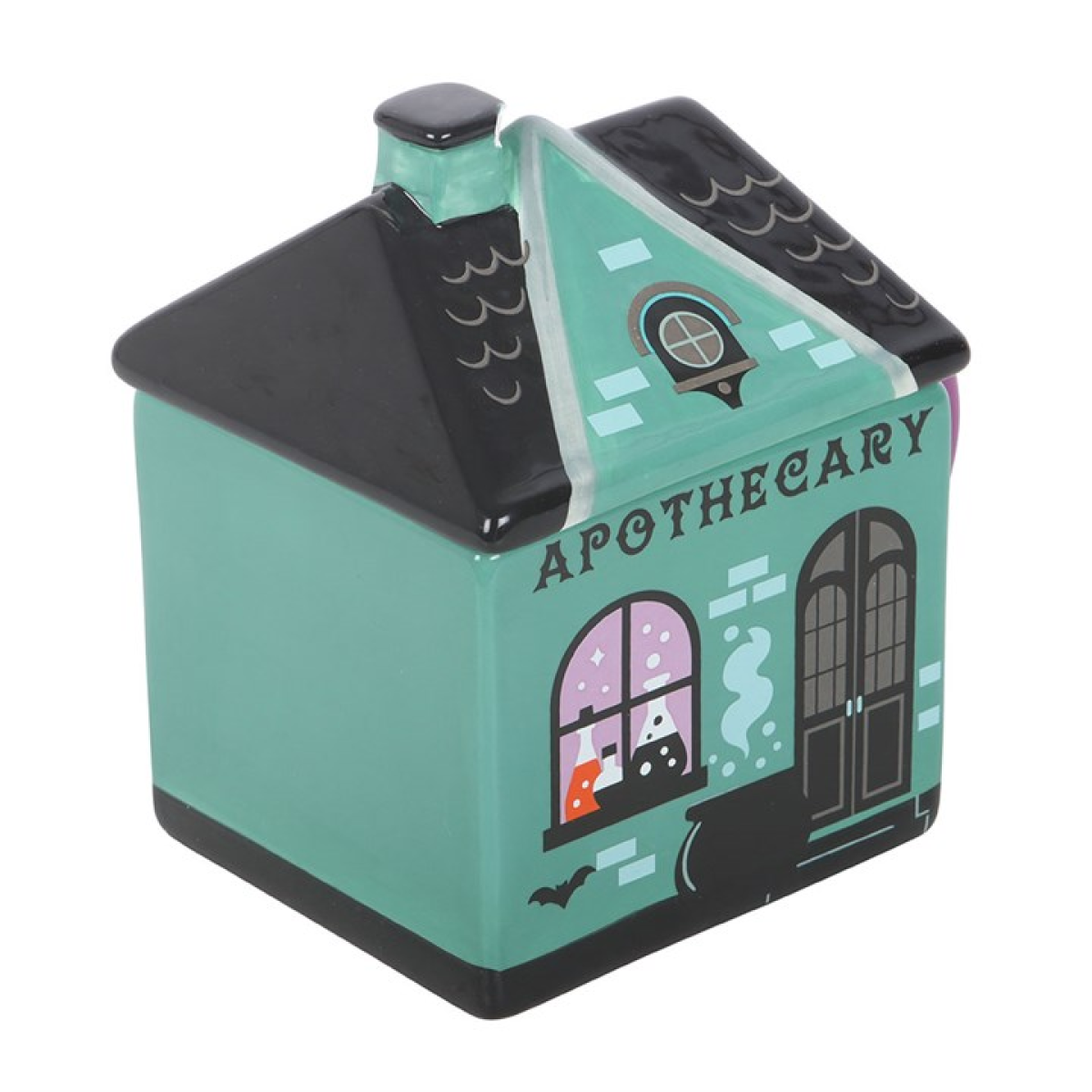 Apothecary Shop Lidded Halloween Mug