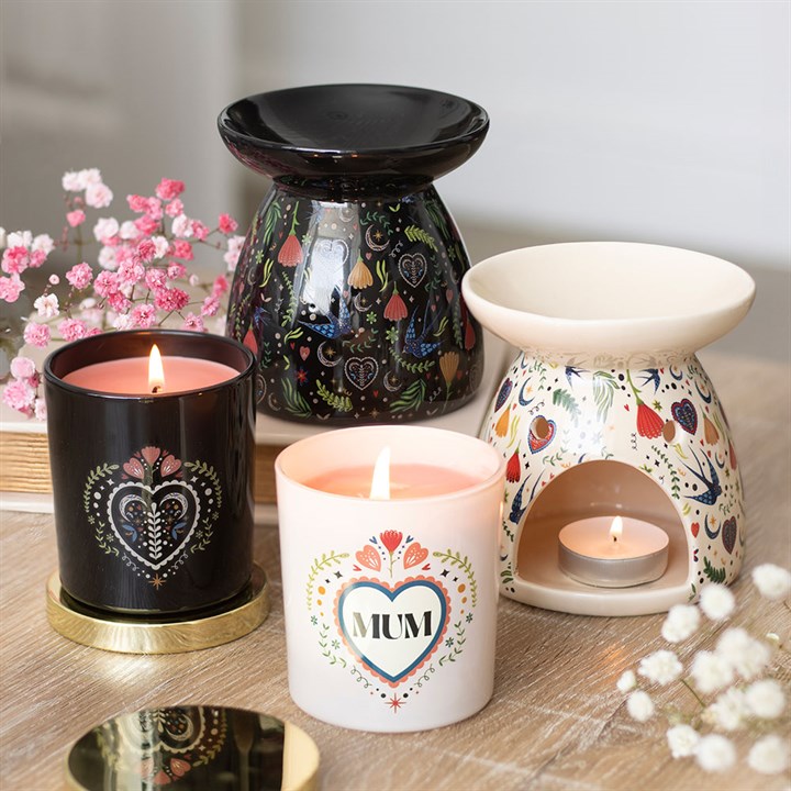 Midnight Bloom Black French Tulip Scented Candle