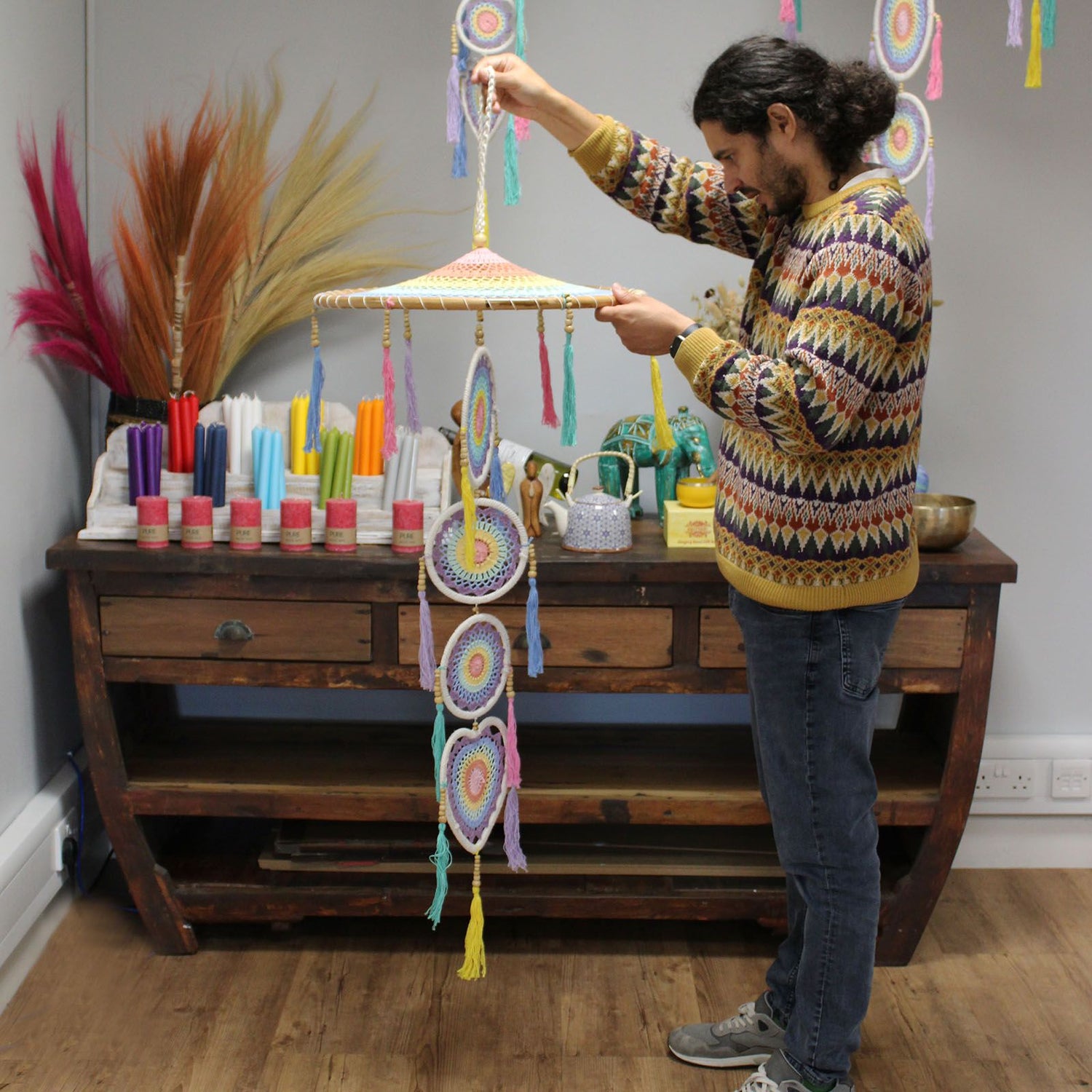 Rainbow Dreamcatchers - Handmade in Bali