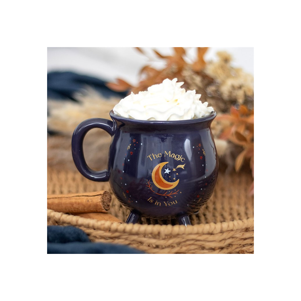 The Magic Is in You Cauldron Witch Mug