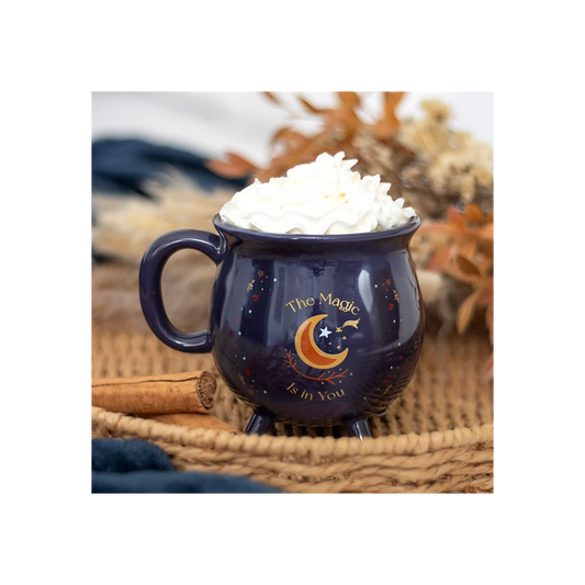 The Magic Is in You Cauldron Witch Mug