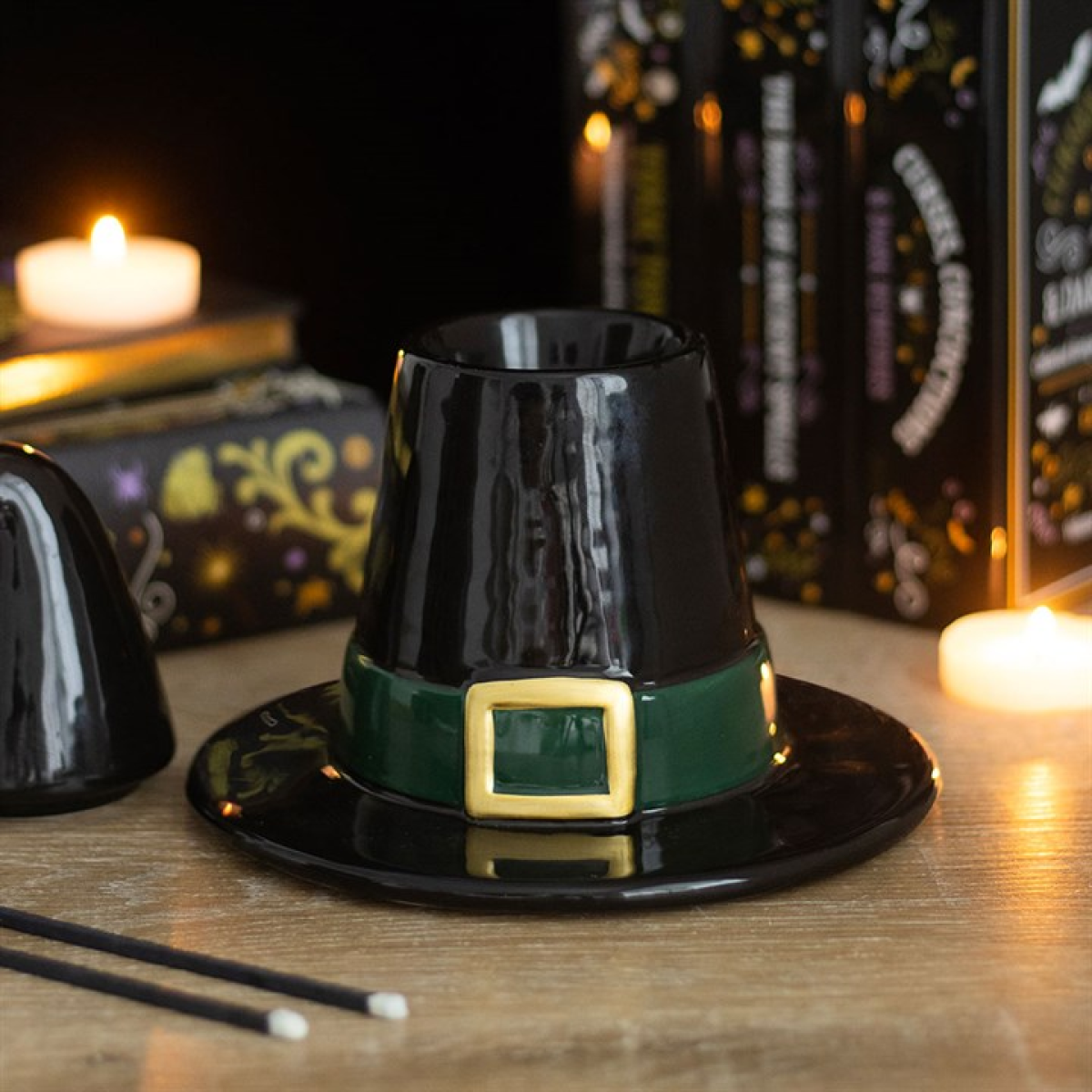 Black Witch Hat Oil Burner Wax Warmer