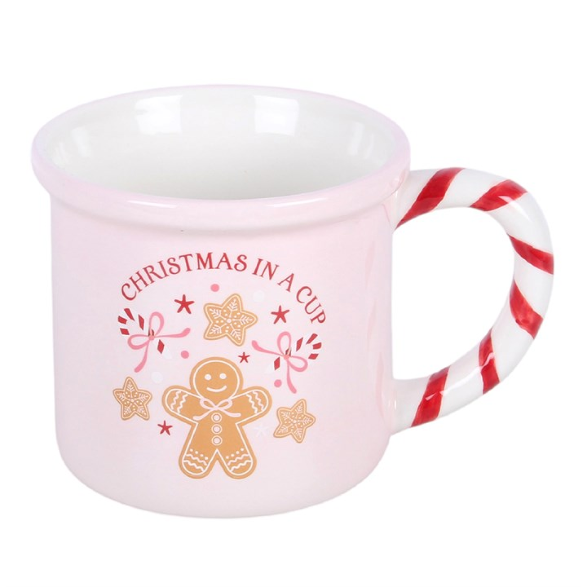Pink Christmas in a Cup Gift Mug