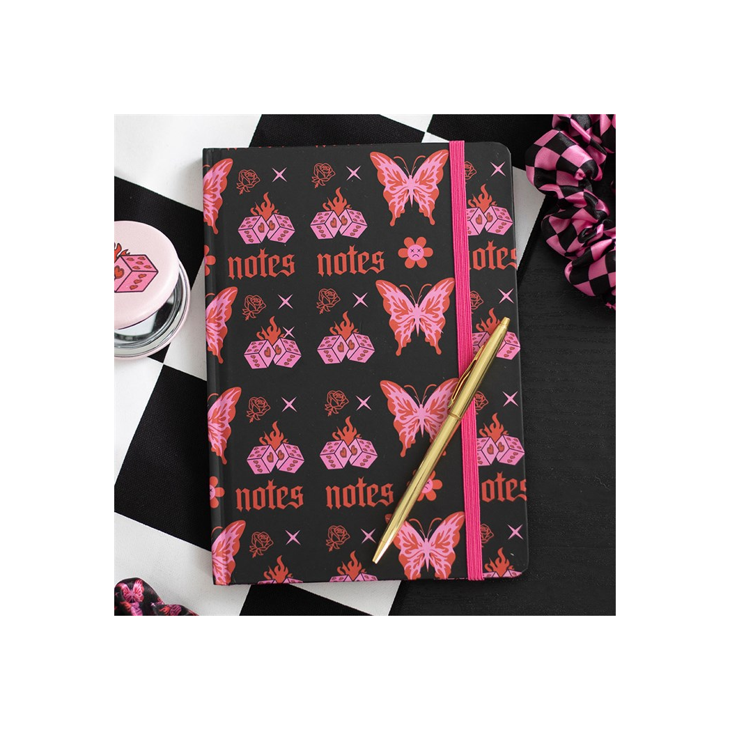 Flaming Butterfly A5 Notebook