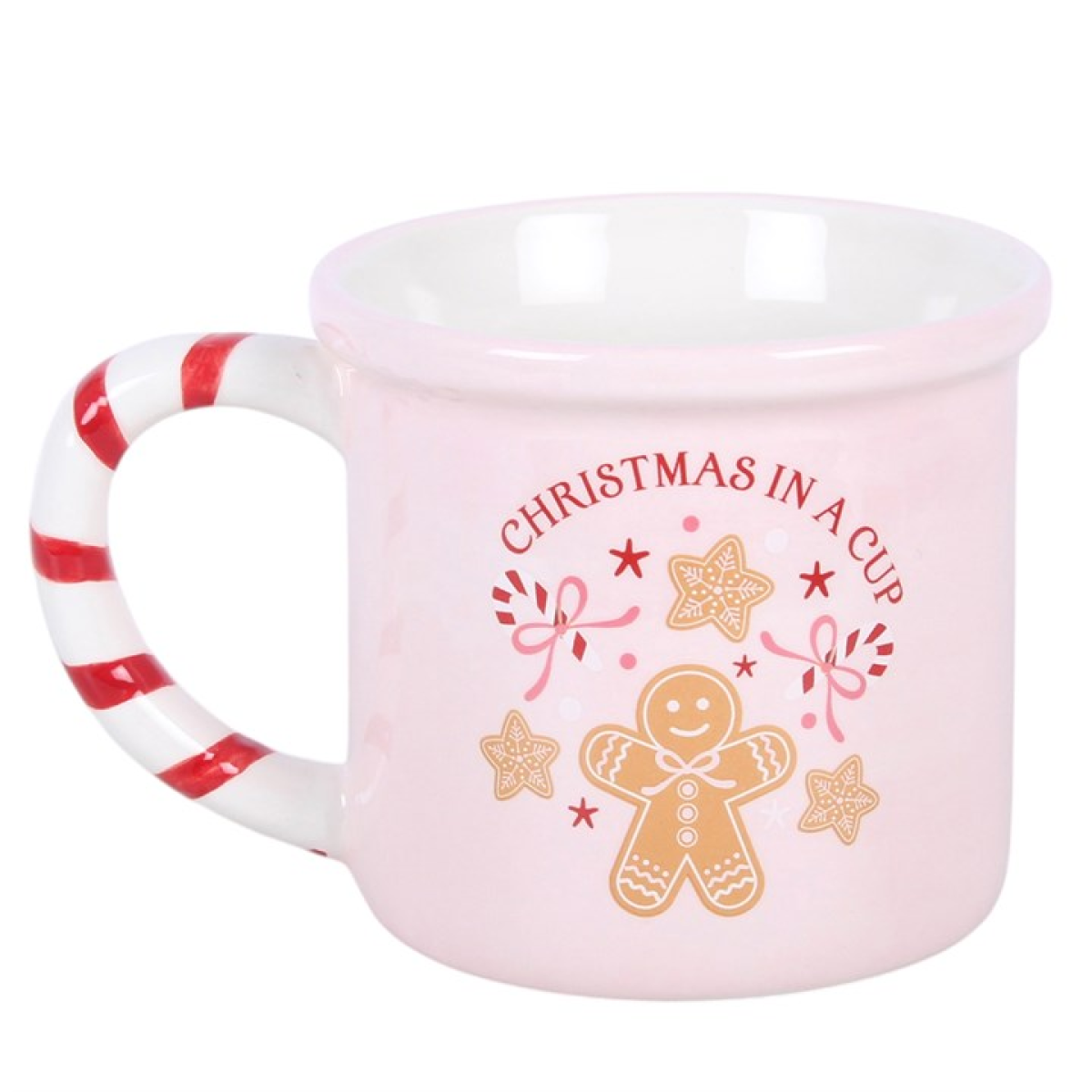 Pink Christmas in a Cup Gift Mug