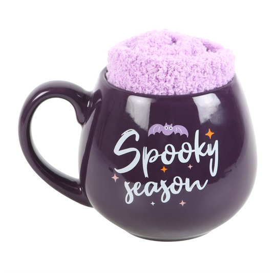 Spooky Season Mug and Socks Halloween Gift Set