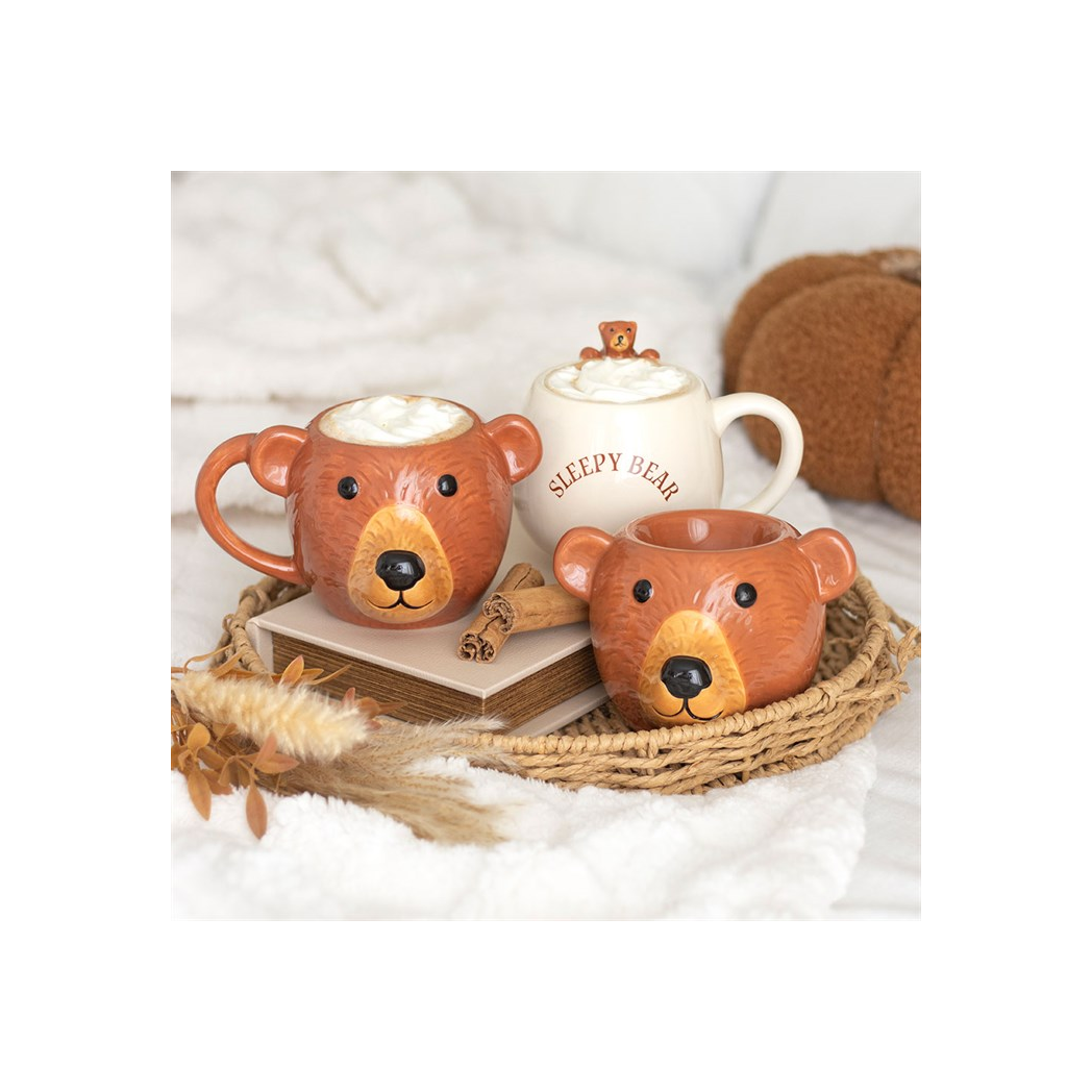 Sleepy Bear Rounded Gift Mug