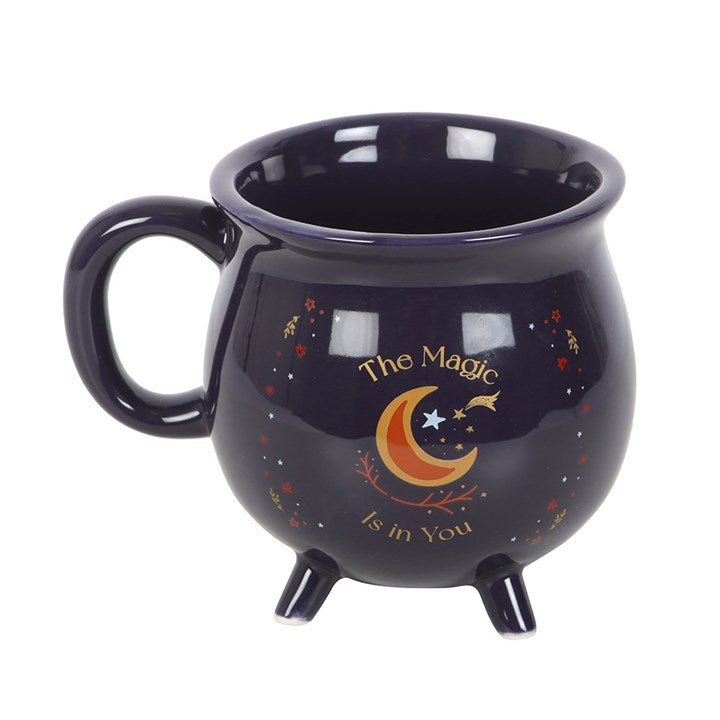 The Magic Is in You Cauldron Witch Mug