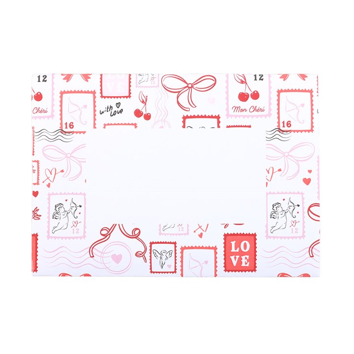 Love Letter Locket Necklace on Greeting Card