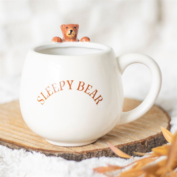 Sleepy Bear Rounded Gift Mug