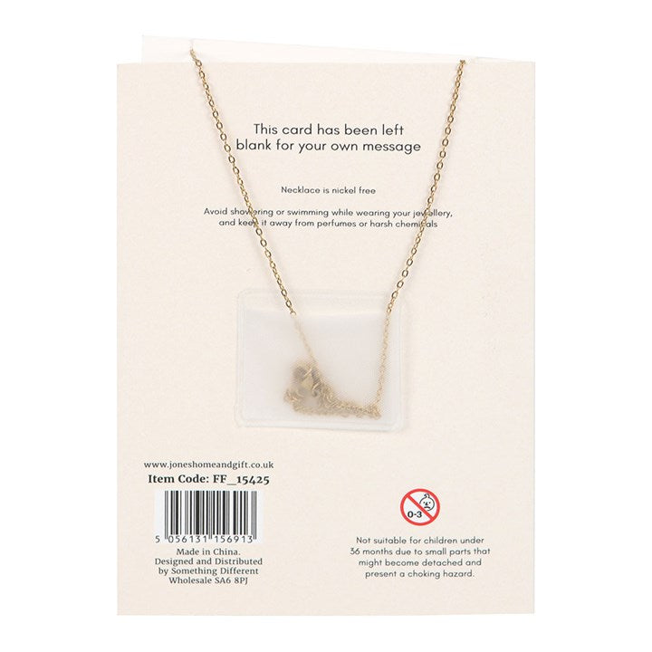 Orange Aura Mushroom Necklace Greeting Card