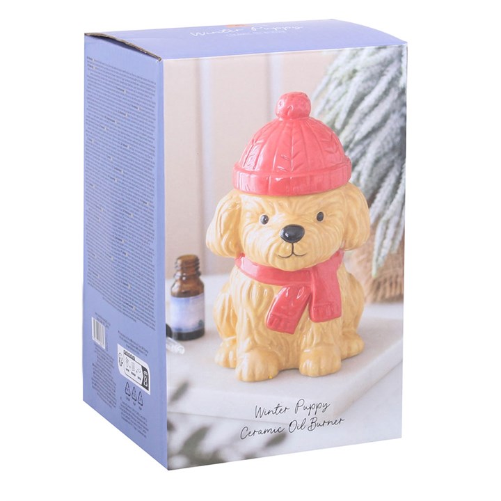 Winter Puppy Oil Burner - Wax Warmer