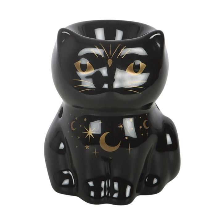 Black Cat Magick Oil Burner Wax Warmer