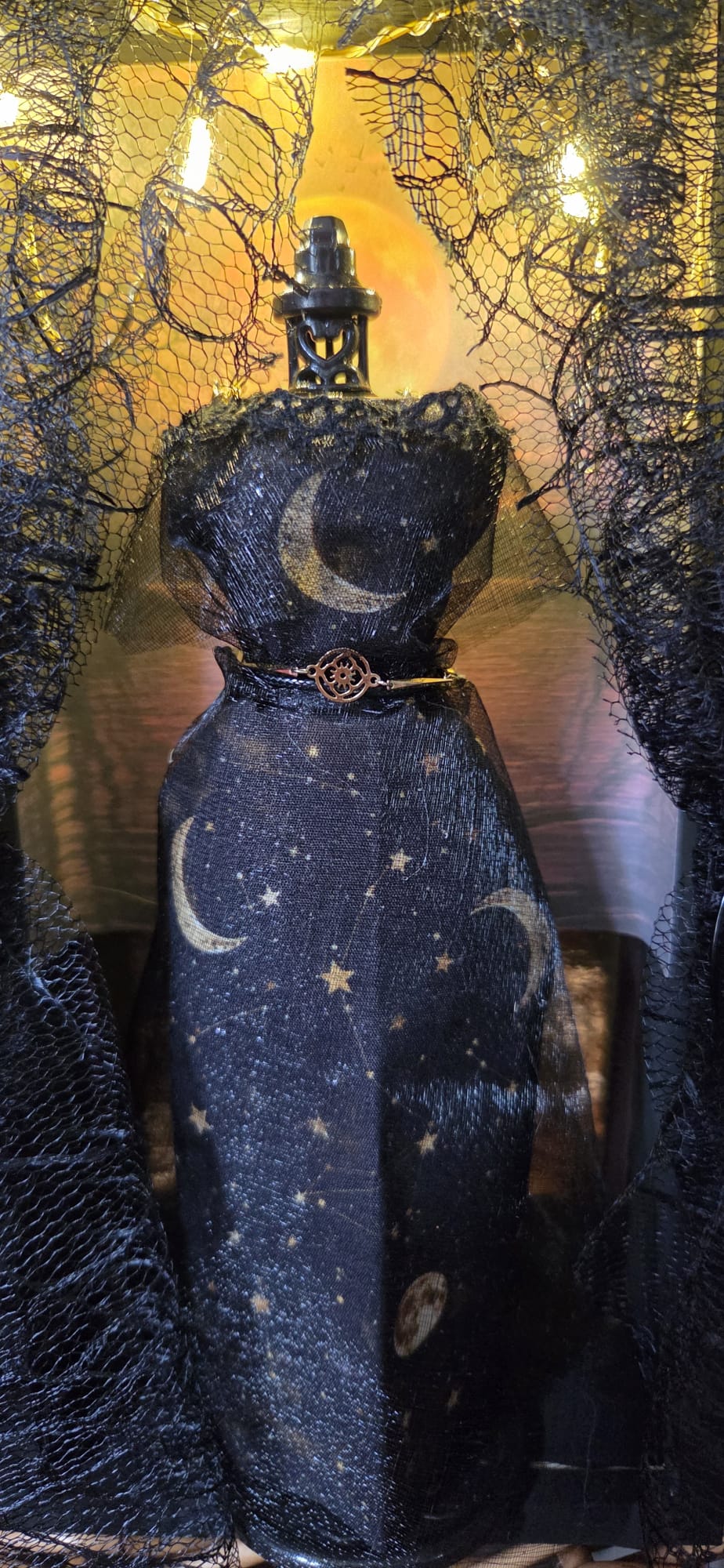 Moon Goddess Handmade Gothic Fashion Shadow Box