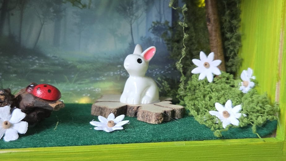 Pikachu Pokemon Handmade One of a Kind Fairy Lights Book Nook