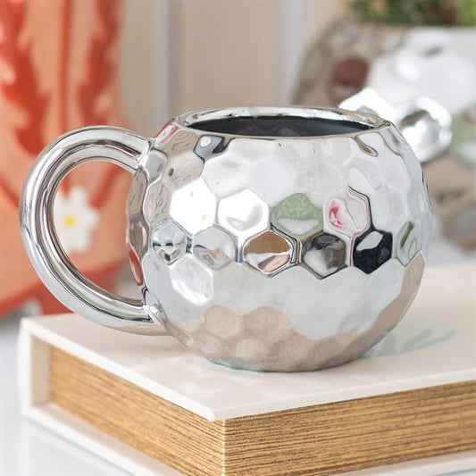 Silver Disco Ball Mug - Party Girl Disco Diva Gift