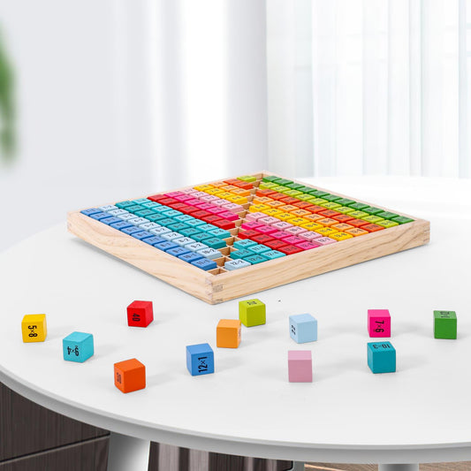 TWELVE TIMES TABLE Wooden Maths Learning Toy