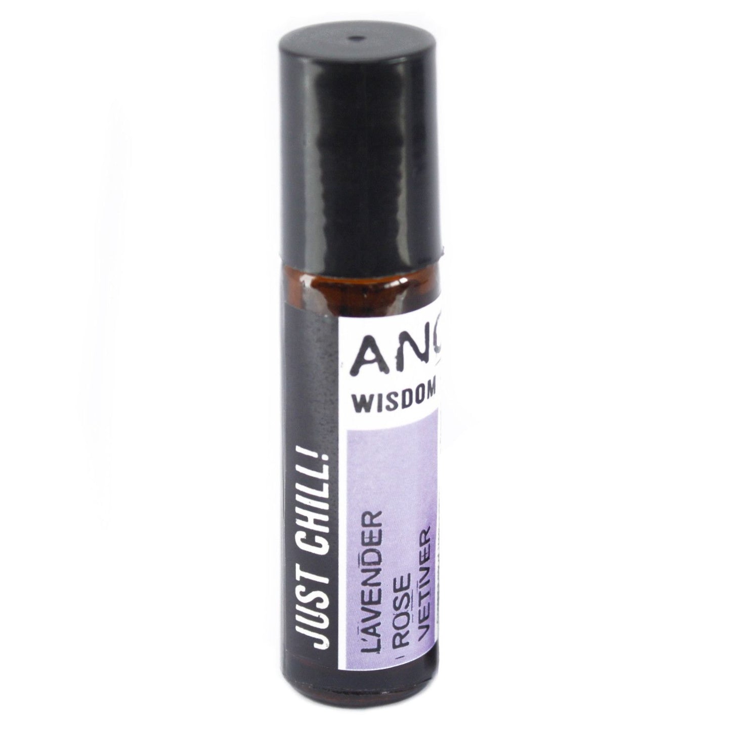 Just Chill! 10ml Roll On Essential Oil Soothing Blend - Lavender Rose Vetiver