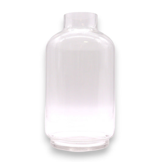 Large Ball Top Terrarium on Dark Tung Wood