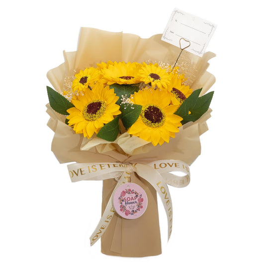 Large Sunflowers Bouquet - Love is Eternal -  Gift Card