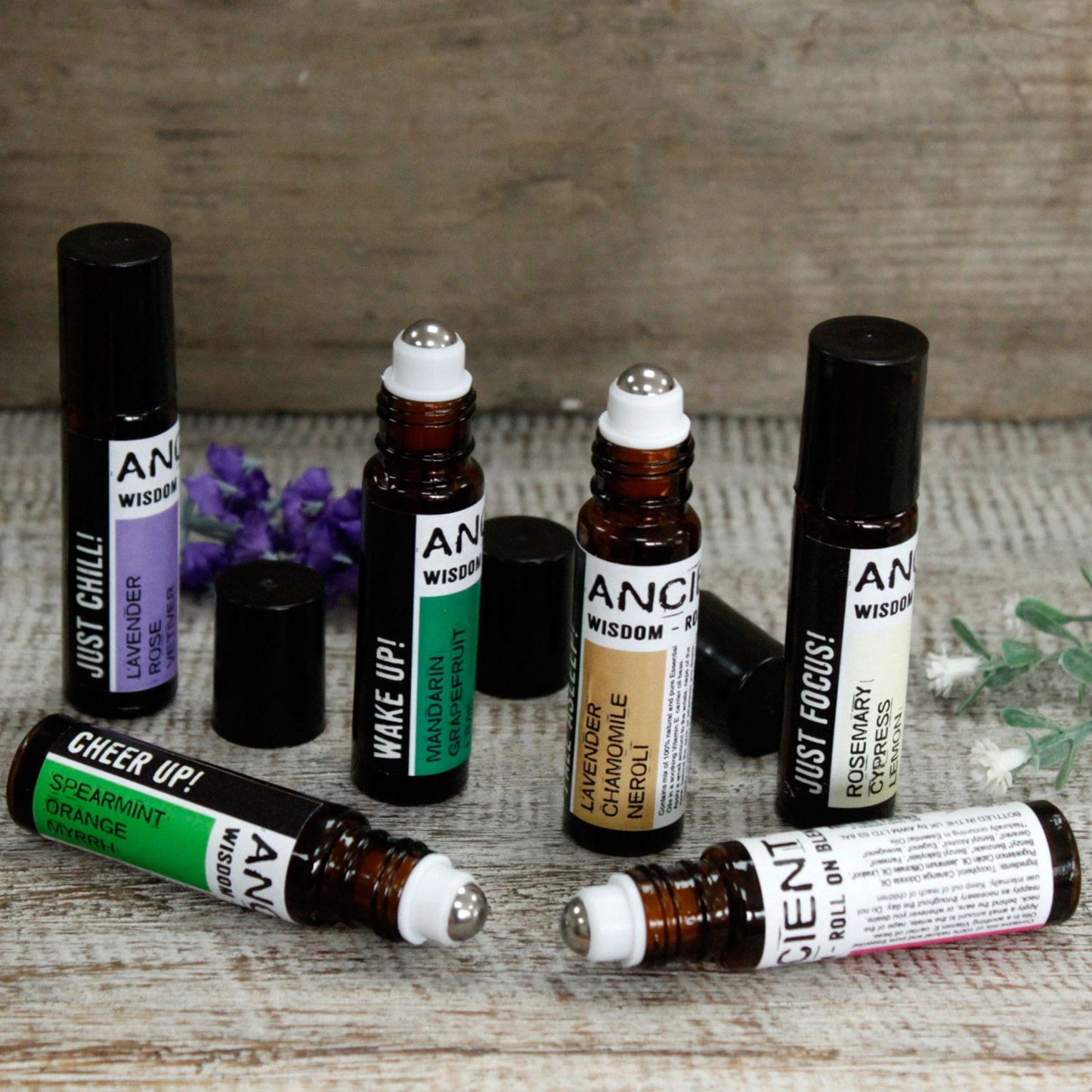 Get Physical! 10ml Roll On Essential Oil Mood Lifting Blend - Jasmine Patchouli Ylang Ylang