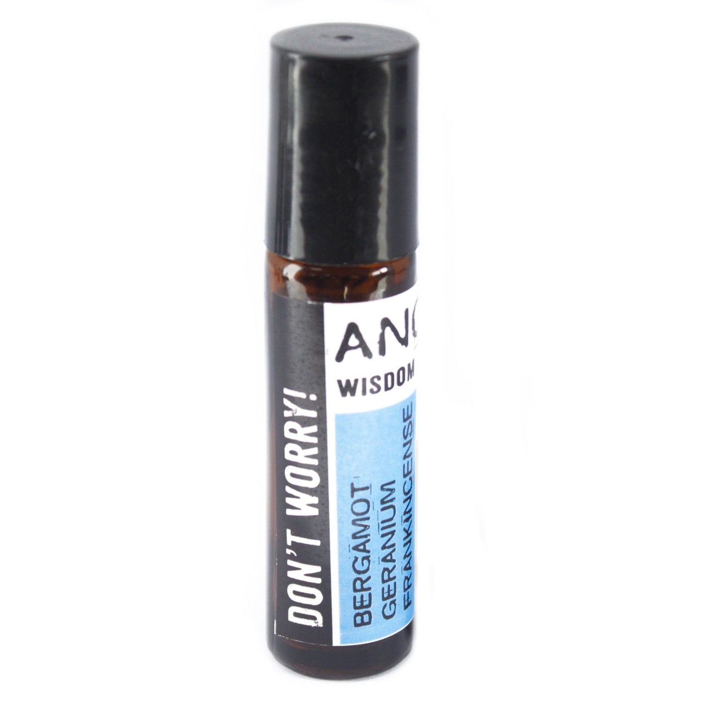 Don't Worry! 10ml Roll On Essential Oil Stress Relief Blend - Bergamot Geranium Frankincense