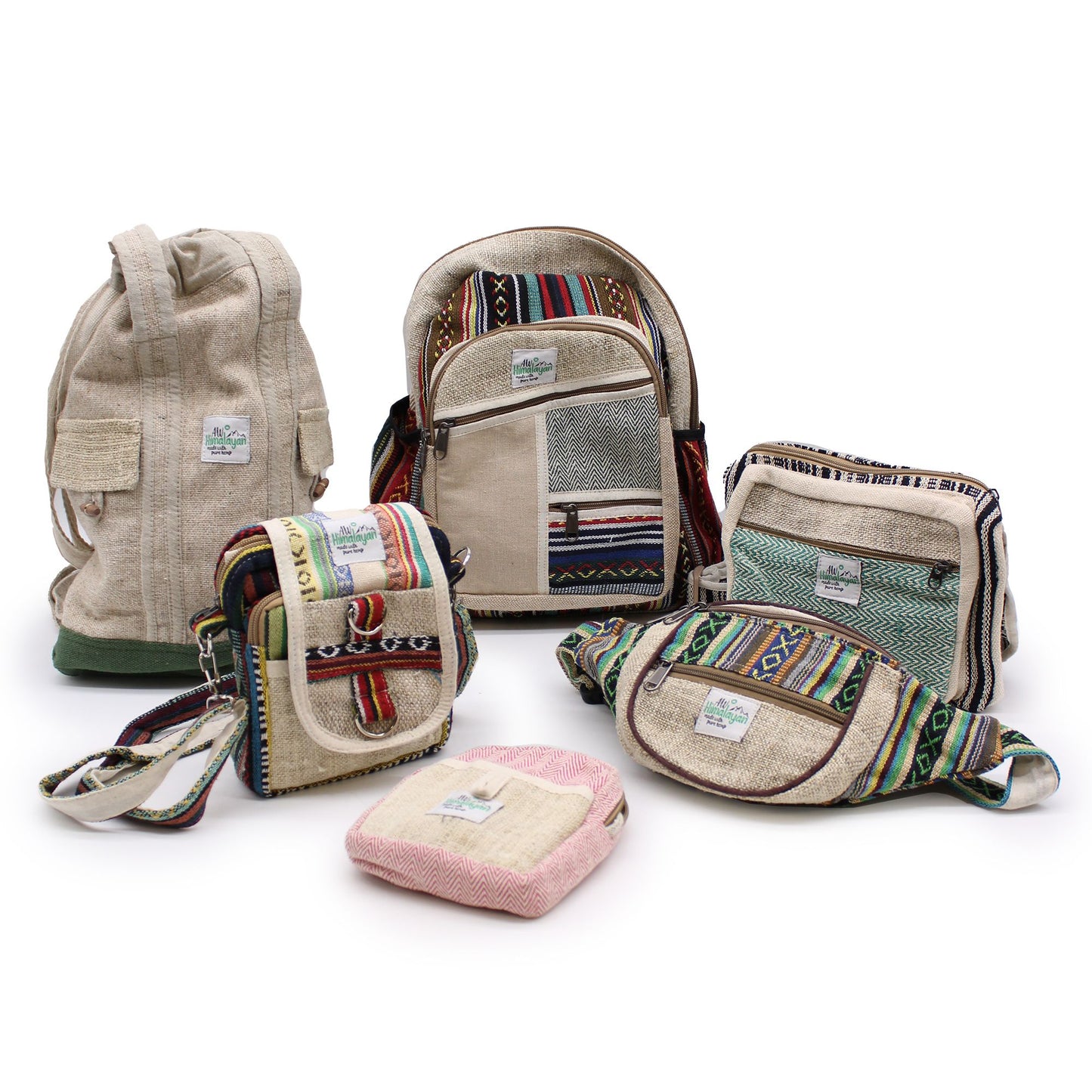 Bum Bag - Hemp & Cotton (assorted)