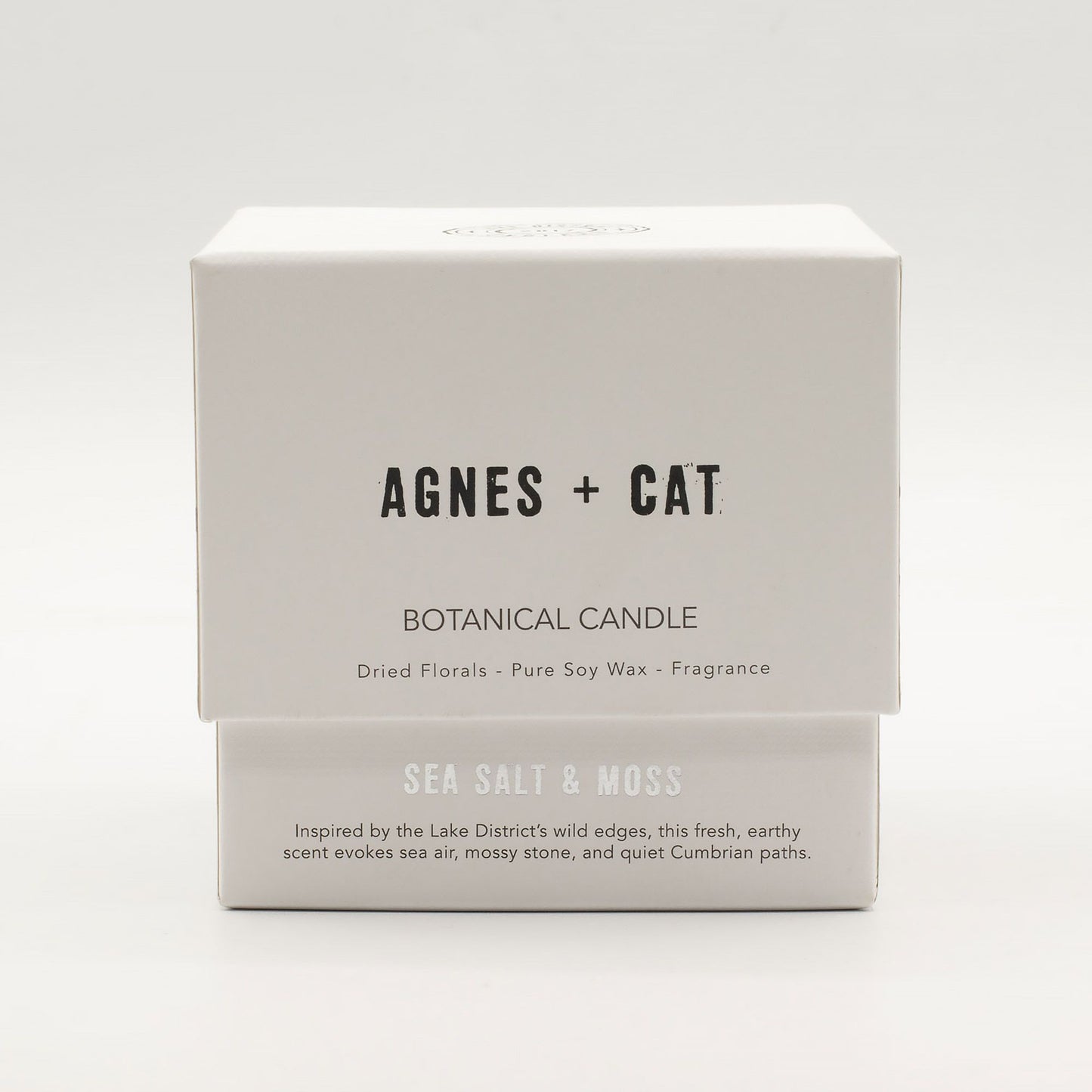 Agnes + Cat Botanical Soy Wax Candle - Seasalt & Moss