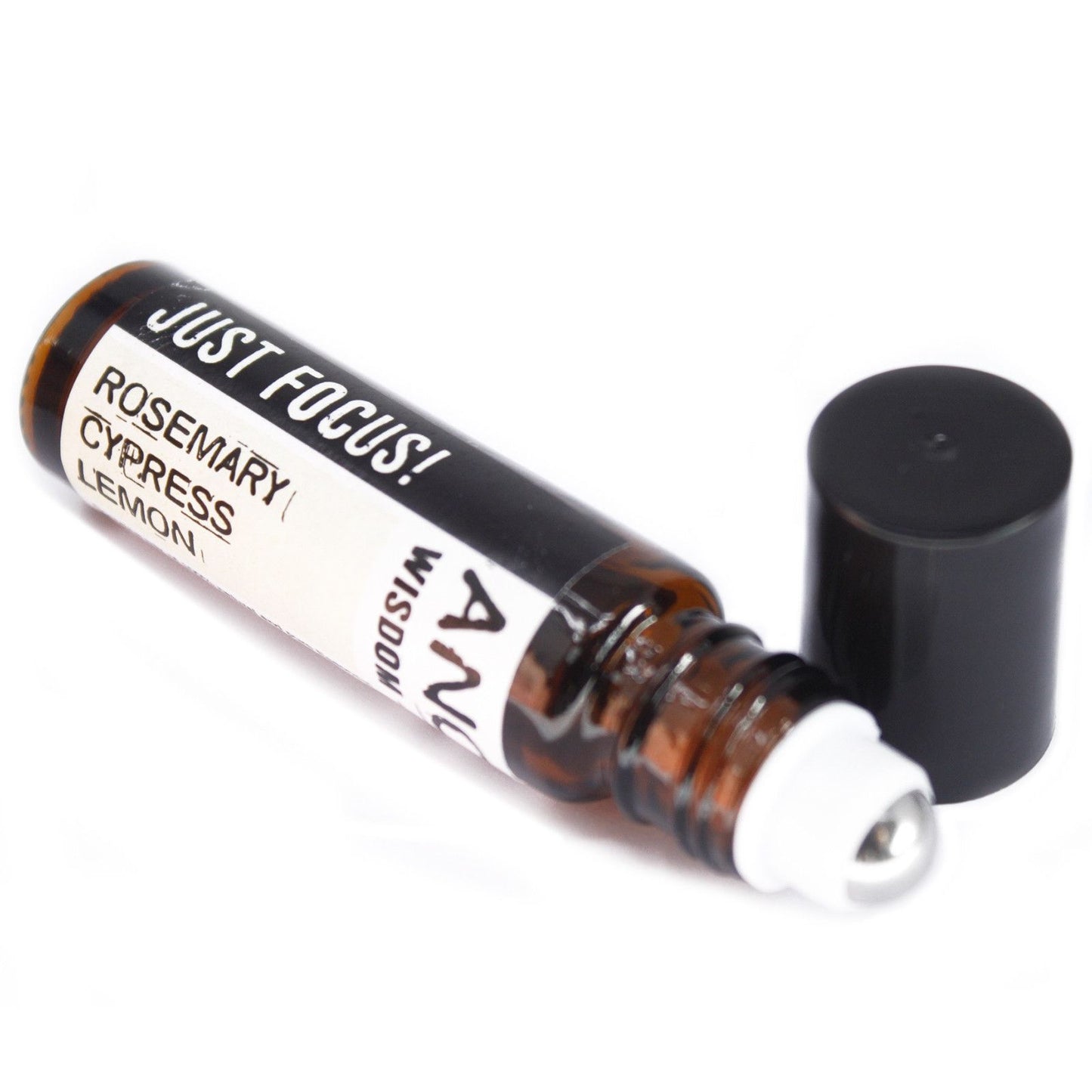 Just Focus! 10ml Roll On Essential Oil Energy Blend - Rosemary Cypress Lemon