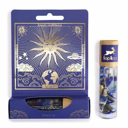 The Sun Hop Hare Tarot Essential Oil Sodalite Crystal Roll On