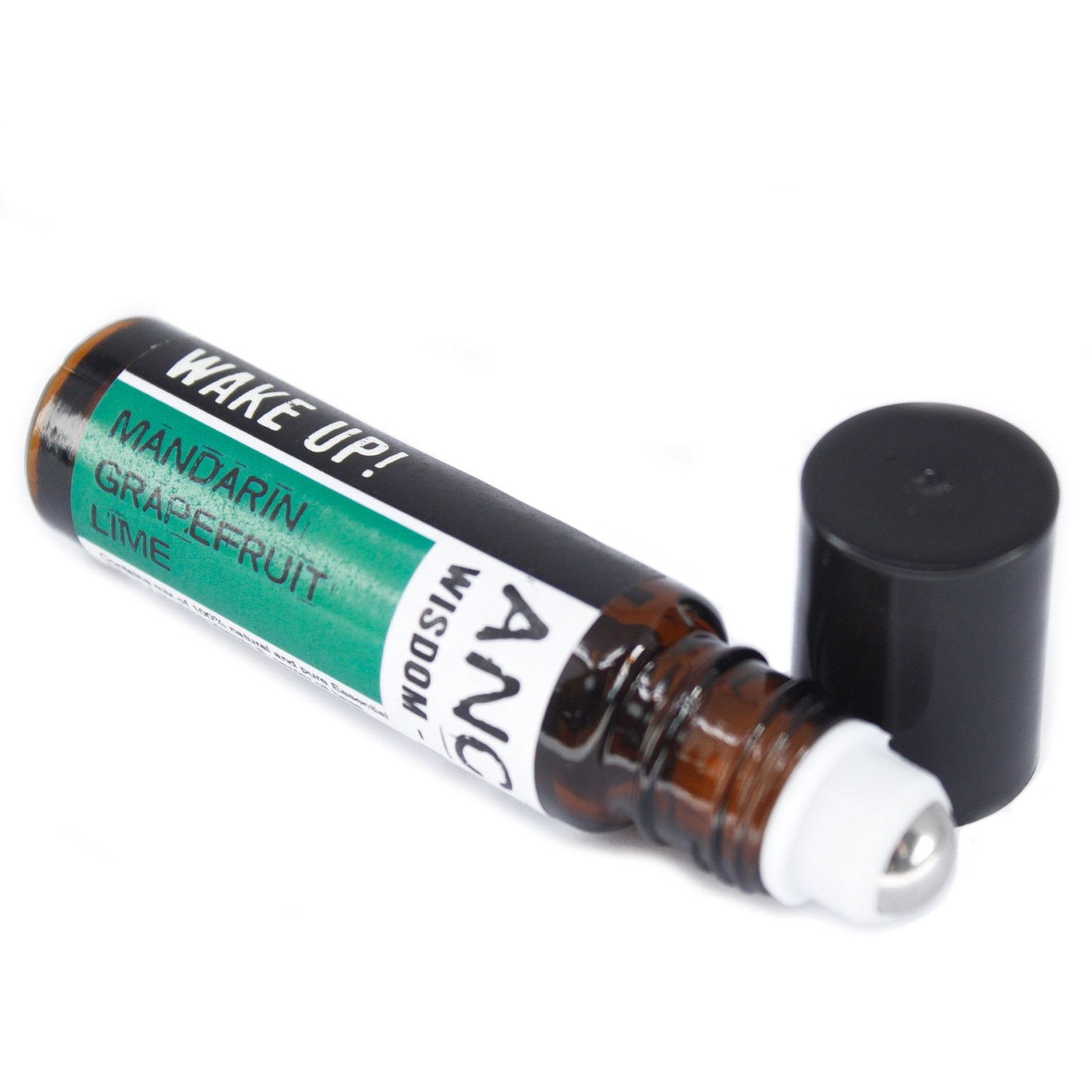 Wake Up! 10ml Roll On Essential Oil Alertness Blend - Mandarin Grapefruit Lime