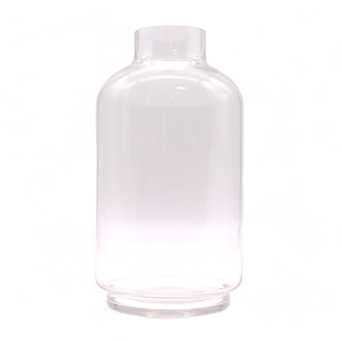 Large Ball Top Terrarium on Dark Tung Wood