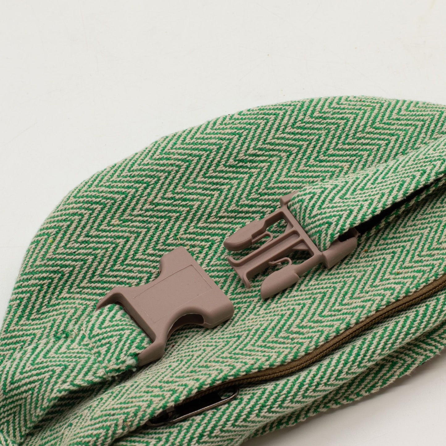 Cotton Hemp Style Belt (or Fanny) Bag - Sage