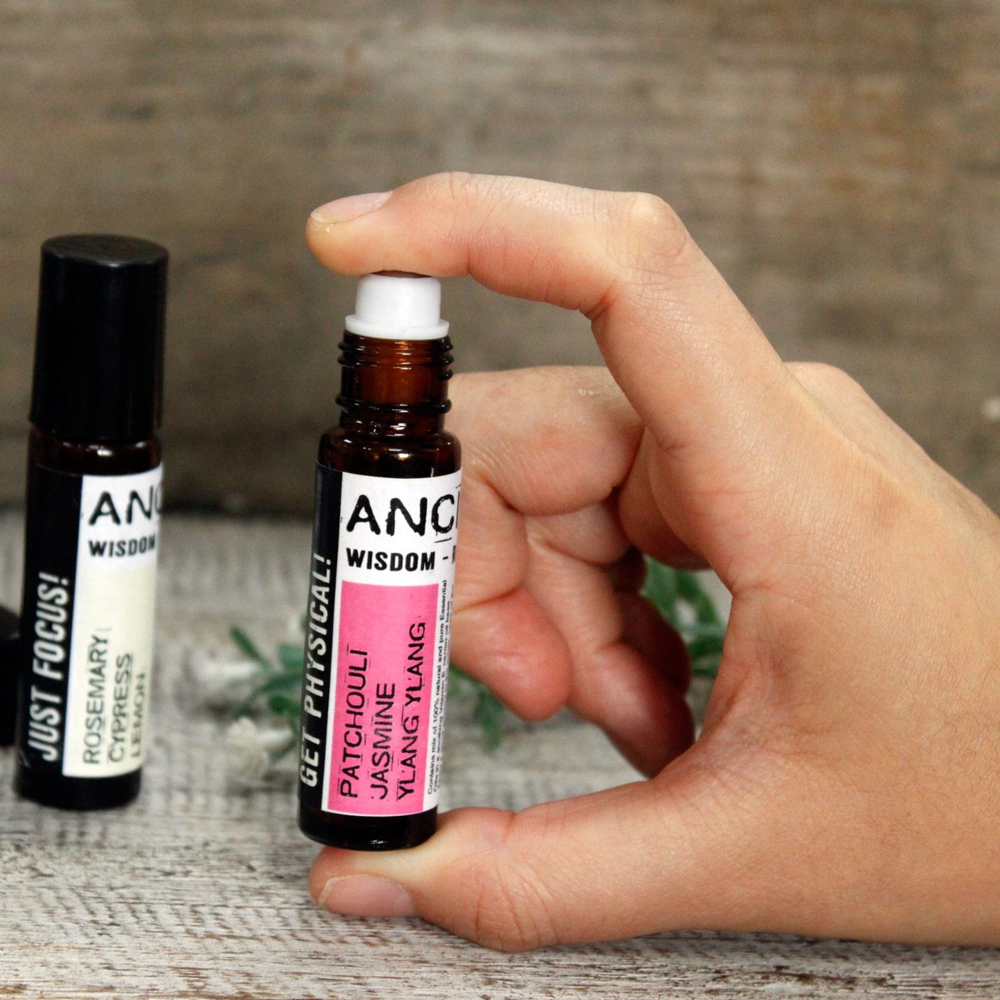 Just Chill! 10ml Roll On Essential Oil Soothing Blend - Lavender Rose Vetiver