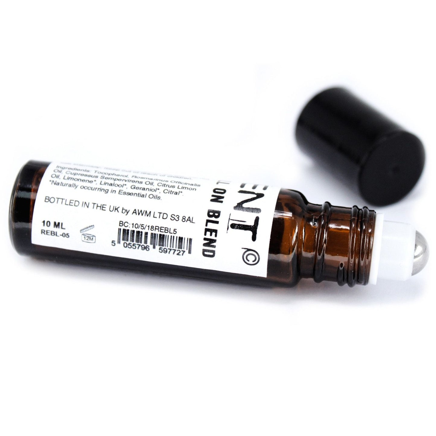 Just Chill! 10ml Roll On Essential Oil Soothing Blend - Lavender Rose Vetiver