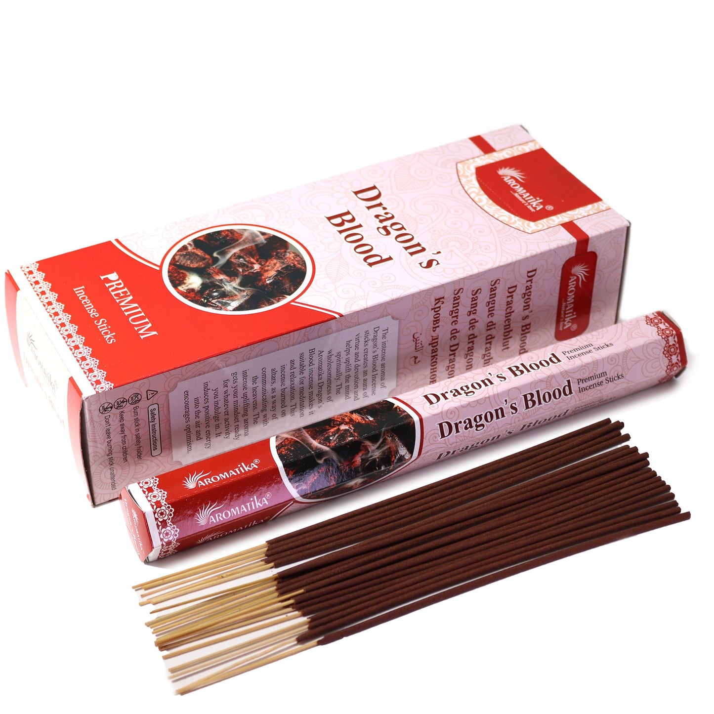 Dragons Blood Aromatika Charcoal Free Hex Incense