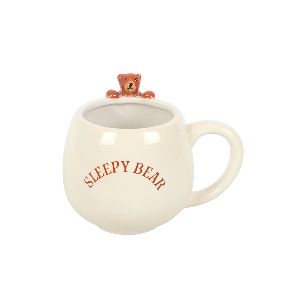Sleepy Bear Rounded Gift Mug
