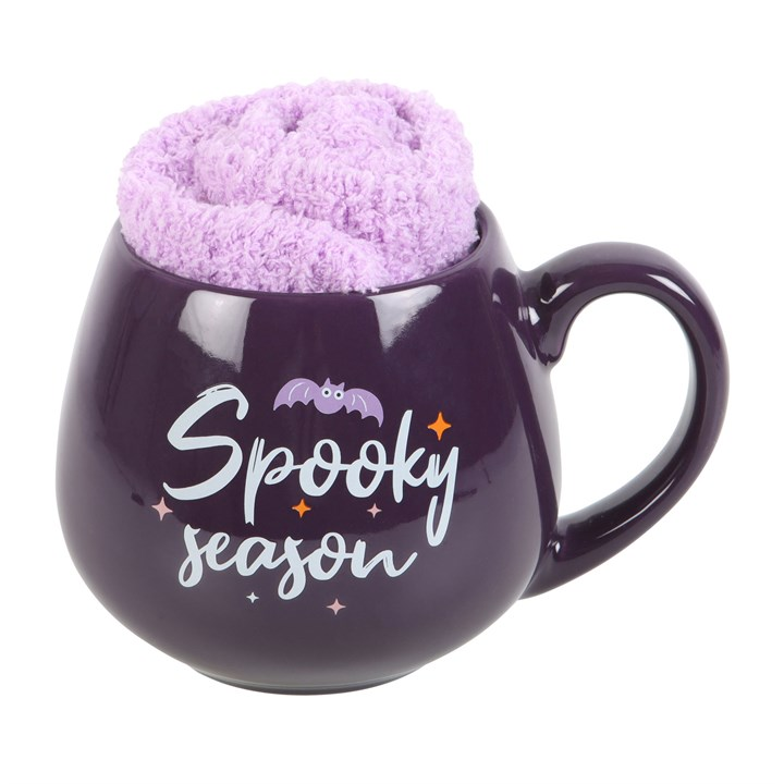 Spooky Season Mug and Socks Halloween Gift Set