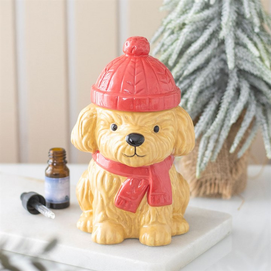 Winter Puppy Oil Burner - Wax Warmer