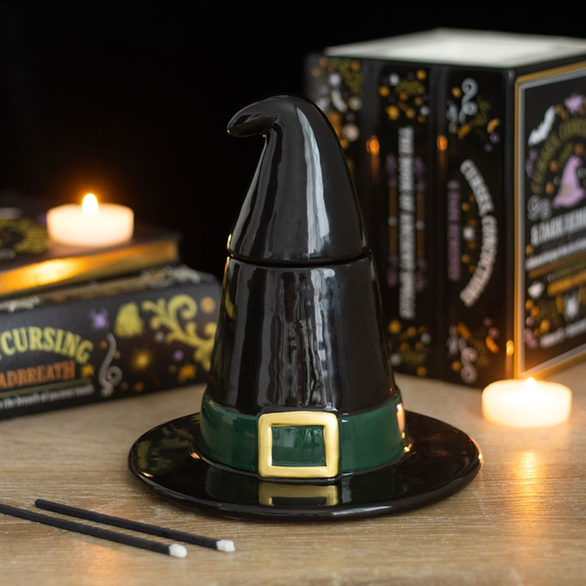 Black Witch Hat Oil Burner Wax Warmer